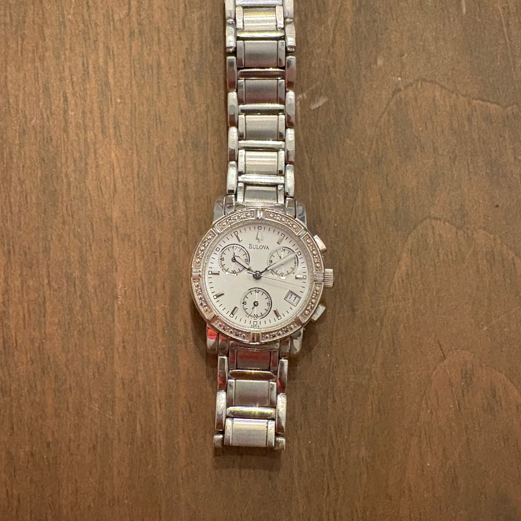 Bulova Chronograph Silver Timepiece